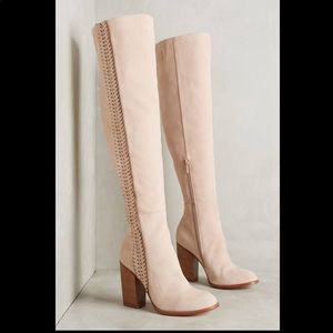 BNIB Anthropologie over the knee boots 7.5